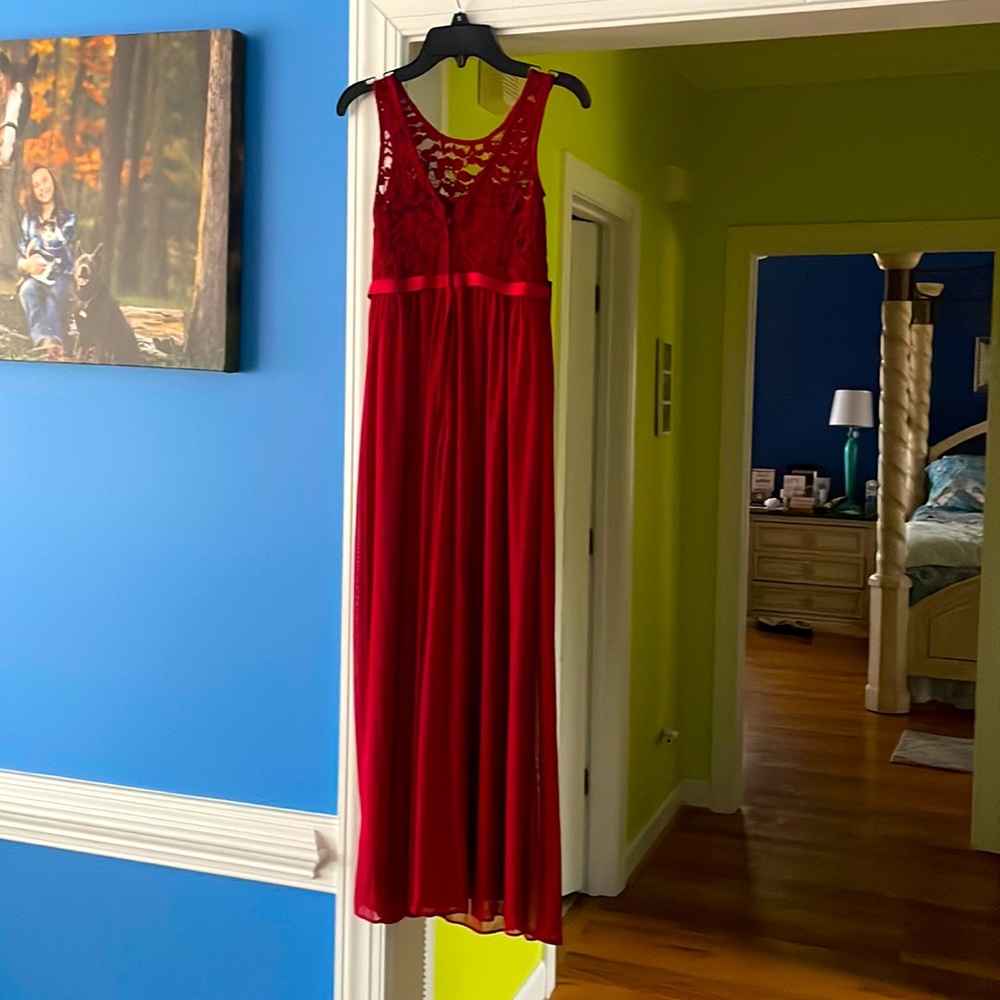 Girls formal red dress